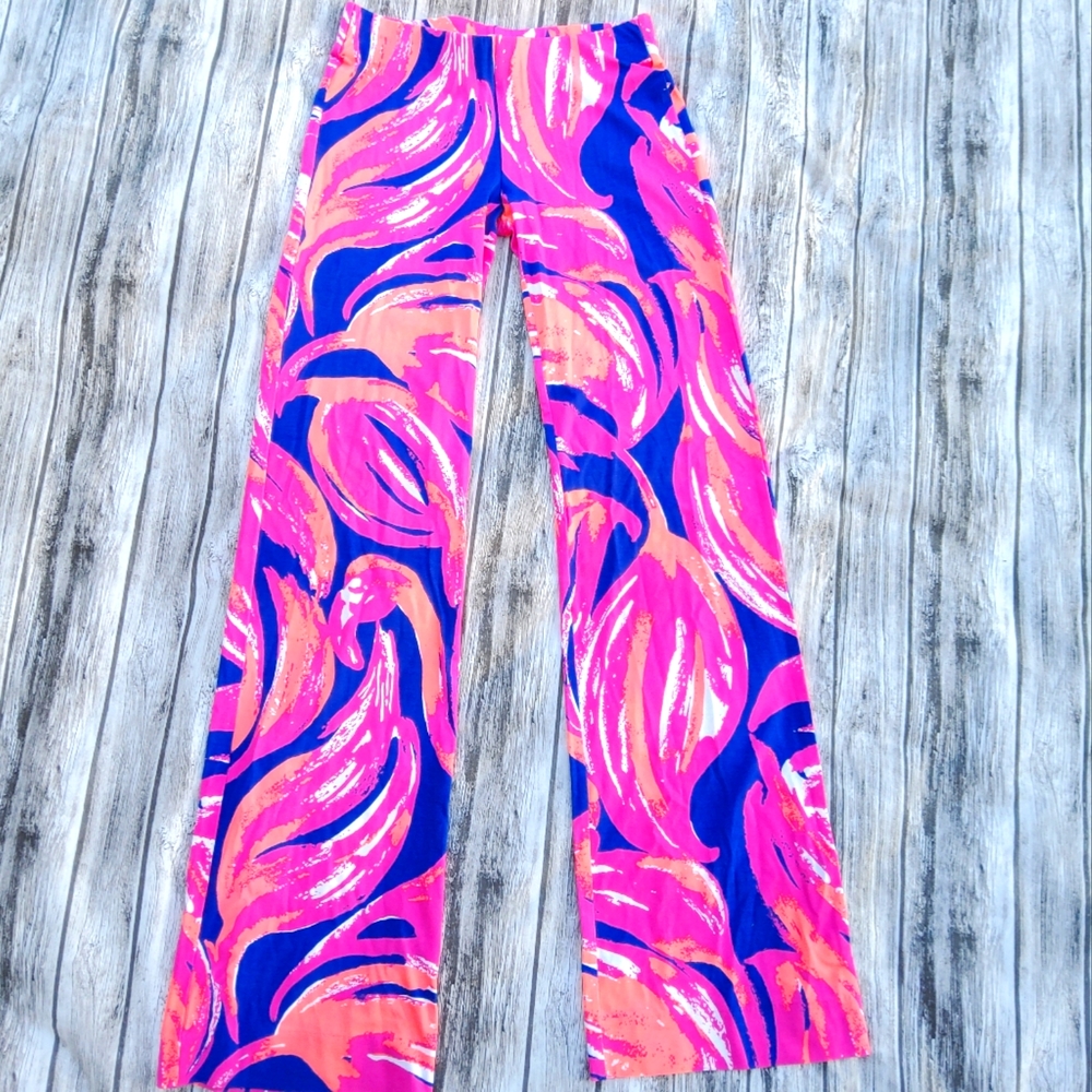 Lilly Pulitzer- Georgia Mays Plume Bloom Palazzo X - Picture 2 of 4